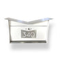 Butterfly Box in Arctic White - Wall Mount Mailbox