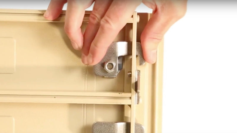 Florence 4 Door USPS Cluster Mailbox with 2 Parcel Lockers, Pedestal Included