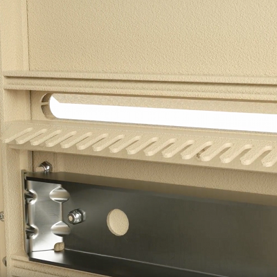Florence Cluster Mailbox CBU with 2 Parcel Lockers, Decorative Crown and Pedestal Included