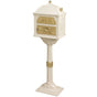 Classic Pedestal Mailbox Package in Satin Nickel