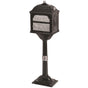 Classic Pedestal Mailbox Package in Antique Bronze