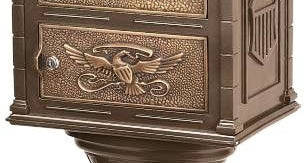 Classic Pedestal Mailbox Package in Antique Bronze