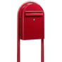 SALE! - USPS Bobi Red Round Mailbox Post