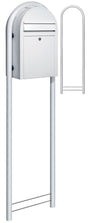 USPS Bobi White Round Mailbox Post