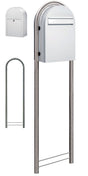 USPS Bobi Classic (B) Rear Access Mailbox White