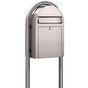USPS Bobi Stainless Steel Round Mailbox Post