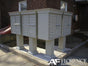 Florence 12 Door Cluster Mailbox CBU with 1 Parcel Locker, Decorative Crown and Pedestal Included