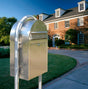 USPS Bobi Stainless Steel Round Mailbox Post