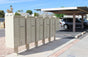 2 Parcel Lockers USPS Cluster Mailbox CBU, Pedestal Included