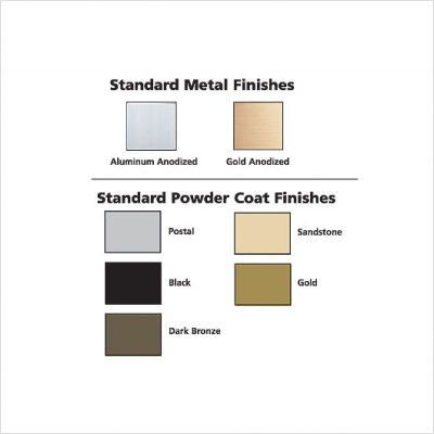 Collar for 3 Wide Surface Mount Vertical Mailbox - Special Order Color Options