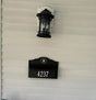 Whitehall Colonial Wall Mount Mailbox Package 1 (Mailbox, Plaque & Monogram)