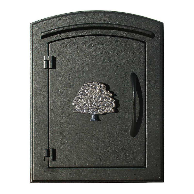 Manchester Security Locking Stucco Column Mailbox with Oak Tree Emblem - Stucco Column Included (Choose Colors)