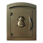 Manchester Security Locking Stucco Column Mailbox with Pineapple Emblem - Stucco Column Included (Choose Colors)