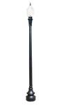 Affordable Decorative Municipal Quality LED Street Light Fixture, Pole, and Pedestal Combo