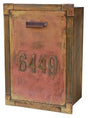 Streetscape Courtyard Brass Recessed Mailbox