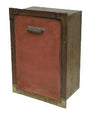 Streetscape Courtyard Brass Recessed Locking Mailbox