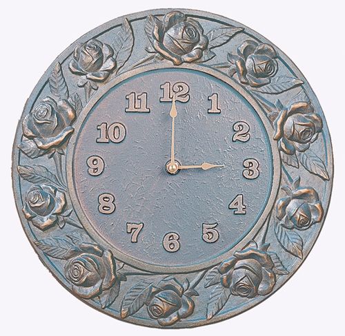 Whitehall Rose Clock