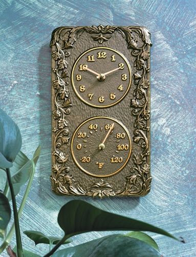 Whitehall Acanthus Combo (Clock/Thermometer)