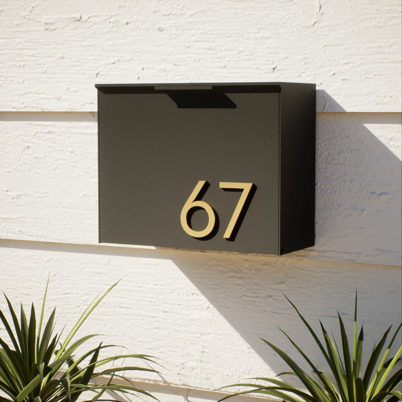 Post & Porch Cubby Wall-Mounted Mailbox