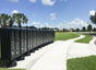 Florence 4 Door Cluster Mailbox CBU with 2 Parcel Lockers, Decorative Finial and Pedestal Included