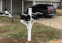 Salsbury Deluxe Post - 2 Sided - In-Ground Mounted - for (3) Roadside Mailboxes
