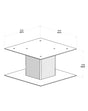 Deposit Vault with Pedestal - Curbside, Rear-Access Locking Parcel Mailbox