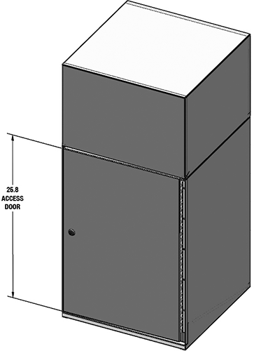 Deposit Vault – High-Security Locking Mailbox with Rear Access (Multiple Colors Available)