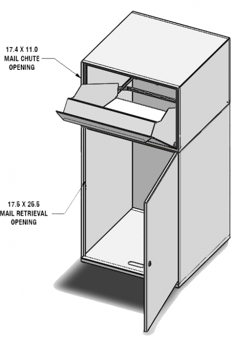 Collection Vault Secure Collection Unit – Includes Locking Tote for Safe Deliveries