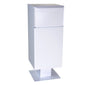 Deposit Vault with Pedestal - Curbside, Rear-Access Locking Parcel Mailbox