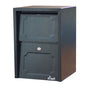 Delivery Vault Junior- Full Service Lockable Curbside Mailbox - Black