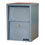 Delivery Vault Junior- Full Service Lockable Curbside Mailbox - gray