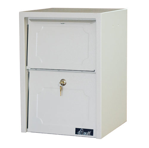 Delivery Vault Junior- Full Service Lockable Curbside Mailbox - Sand
