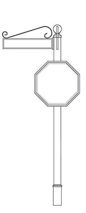 Traffic and Street Sign Package Estate Series - Stop Sign
