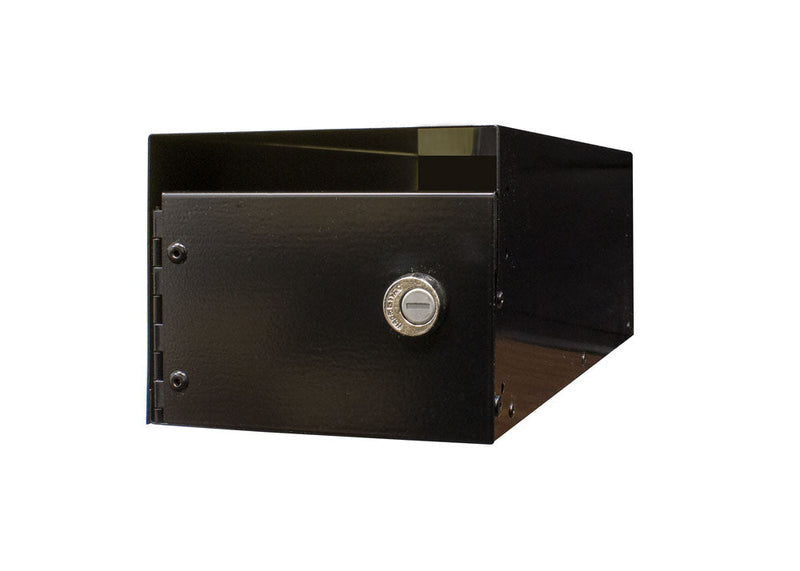 Lewiston Post with Support Brace, E1 Economy Mailbox, Mounting Plate, Ornate Base, and Pineapple Finial