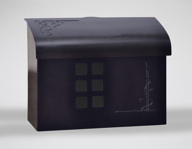 Black Pewter Wall Mount Mailbox