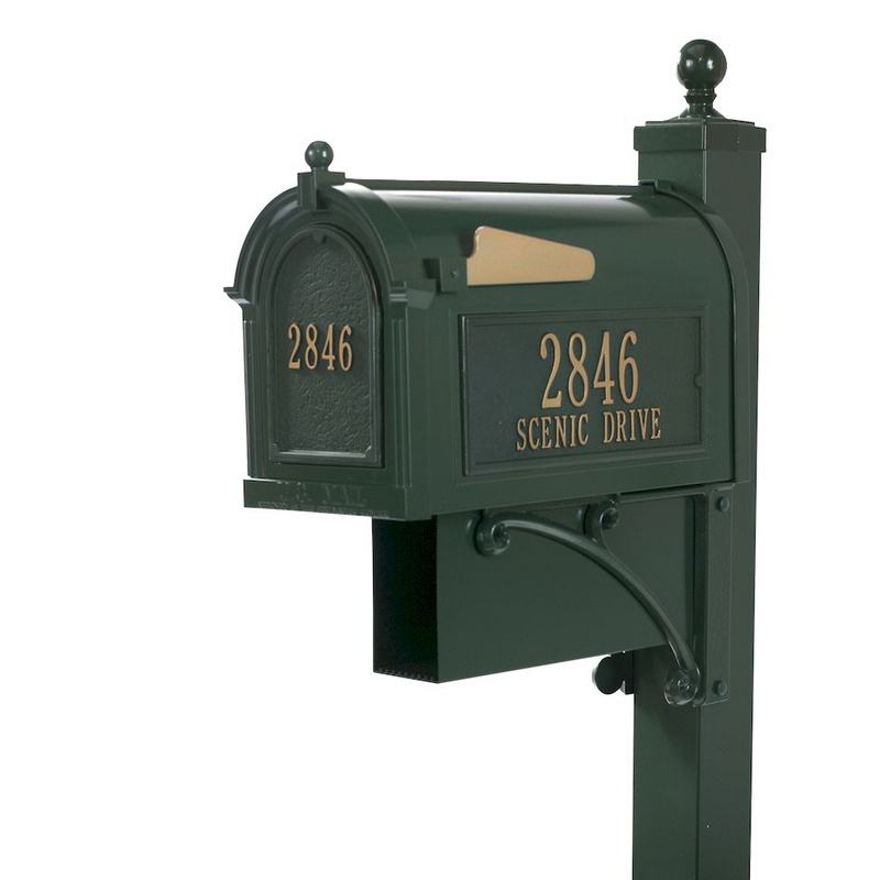 Whitehall Estate Streetside Mailbox Package