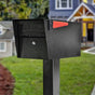 Mail Boss Mail Manager Pro Post Mount Locking Mailbox