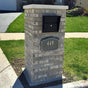 Mail Boss Mail Manager Pro Post Mount Locking Mailbox