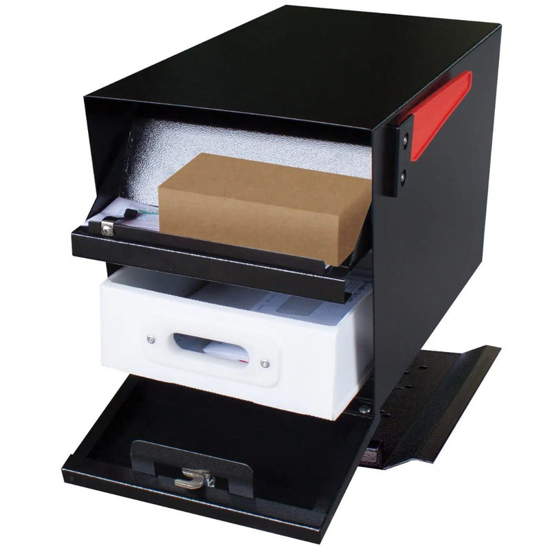 Mail Boss Mail Manager Pro Post Mount Locking Mailbox