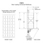 7 Doors High x 5 Doors (35 Tenants) 1700 Horizontal Mailbox Rear-Load Private Distribution in Anodized Aluminum Finish