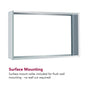 5 Compartment Surface Mount Vertical Mailboxes - Anodized Aluminum