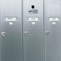 3 Compartment Fully Recessed Vertical Replacement Mailboxes - Anodized Aluminum
