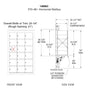 1400 Series Front-Loading Horizontal Mailboxes in Anodized Aluminum Finish - 17 Tenant Doors And 1 USPS Master Door
