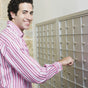 1400 Series Front-Loading Horizontal Mailboxes in Anodized Aluminum Finish - 14 Tenant Doors