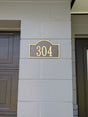 Fast & Easy Arch House Numbers Plaque