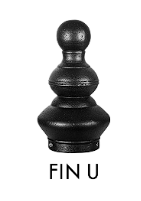 Imperial Finial  3" Tall (FIN U)