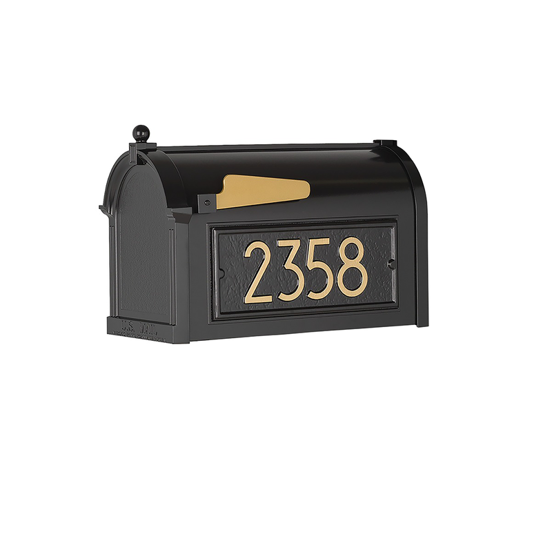 Whitehall Modern Streetside Mailbox (Optional Accessories)