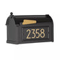 Whitehall Modern Streetside Mailbox (Optional Accessories)