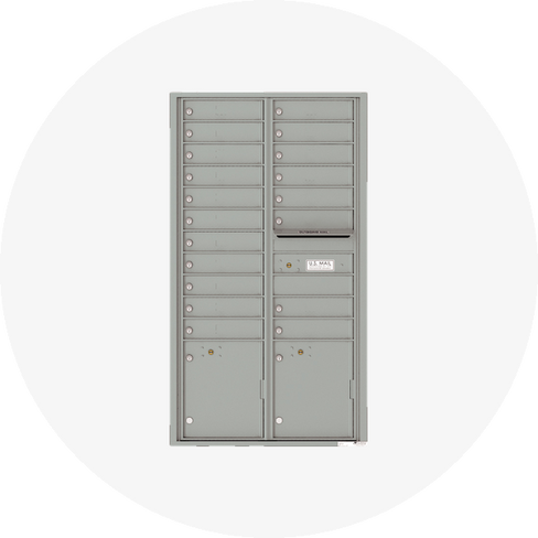 4c horizontal mailboxes