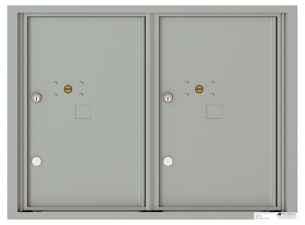 Florence 4C Horizontal Mailbox - 2 Parcel Lockers - 6 Doors High USPS Access